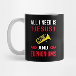 I Need Jesus And Euphonium Euphoniums Mug